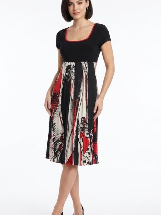 Joseph Ribkoff Dresses & Skirts - Joseph Ribkoff Multi-colour Abstract Print Sophisticated Chic Size 8